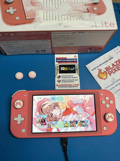 Nintendo Switch Lite Rose – 256 GB NEUVE
