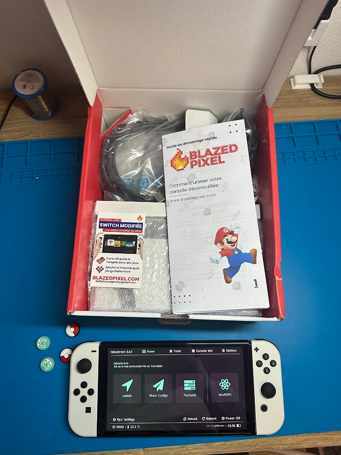 Nintendo Switch OLED Neuve + Carte SD + Jeux