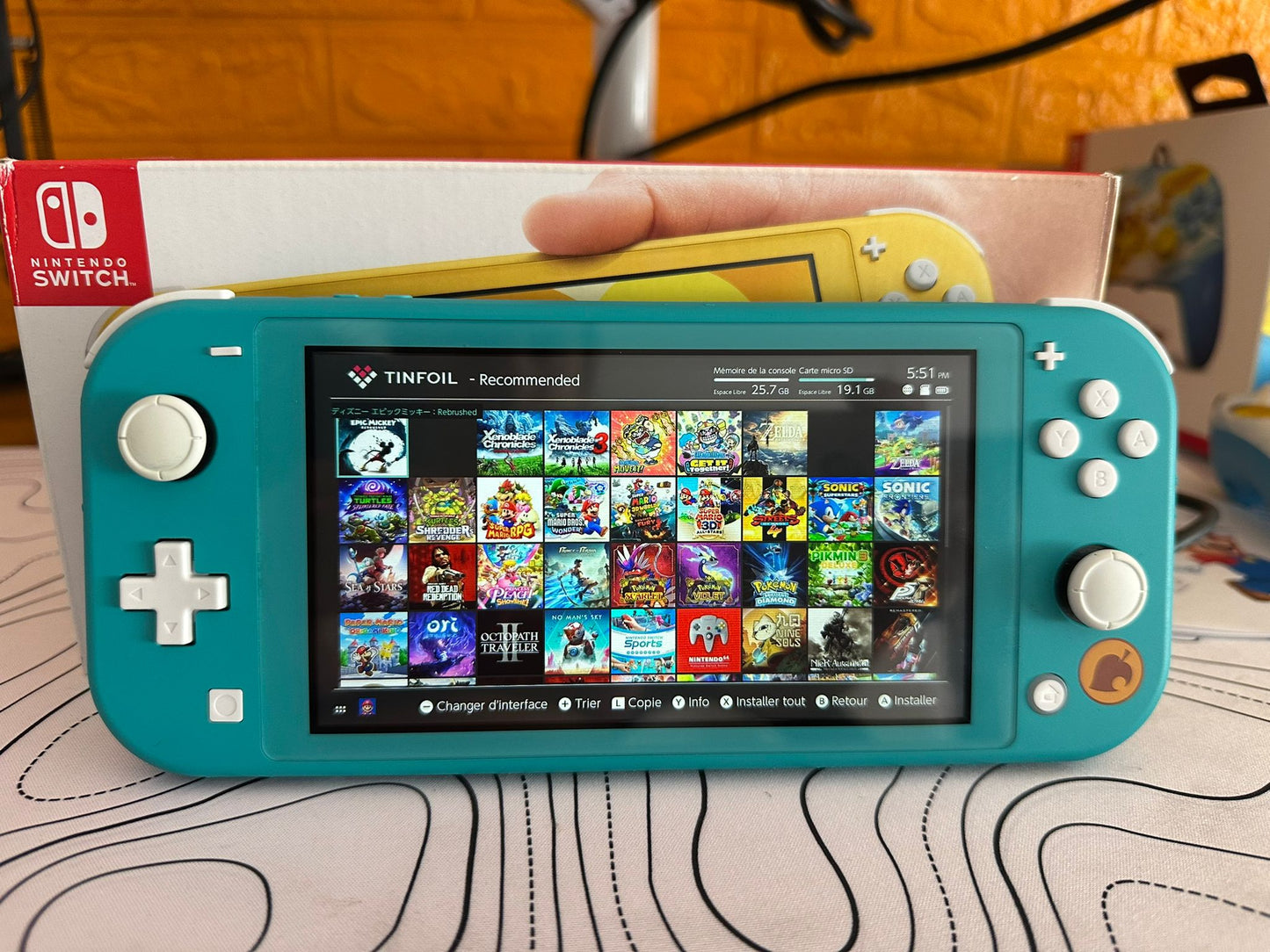 Nintendo Switch Lite Animal Crossing Edition – Modified